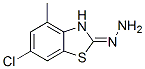 2(3H)-Benzothiazolone,6-chloro-4-methyl-,hydrazone(9CI) Struktur