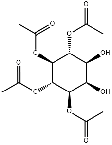 3,4,5,6-Tetra-O-acetyl-D-myo-inositol Struktur