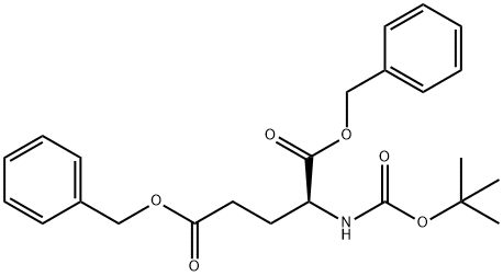 BOC-L-GLUTAMIC ACID DIBENZYL ESTER Struktur