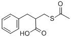 (RS)-2-ACETYLSULFANYLMETHYL-3-PHENYL-PROPIONIC ACID Struktur