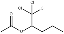 1-(TRICHLOROMETHYL)BUTYL ACETATE Struktur