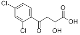 Benzenebutanoic acid, 2,4-dichloro-alpha-hydroxy-gamma-oxo- Struktur