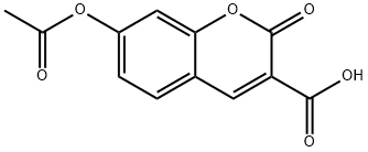 3-CARBOXYUMBELLIFERYL ACETATE Struktur