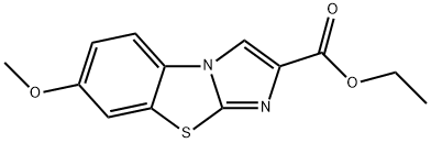 ETHYL 7-METHOXYIMIDAZO[2,1-B]BENZOTHIAZOLE-2-CARBOXYLATE Struktur