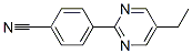 Benzonitrile, 4-(5-ethyl-2-pyrimidinyl)- (9CI) Struktur