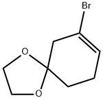 1-BROMO-5-DIOXOLANECYCLOHEX-1-ENE Struktur