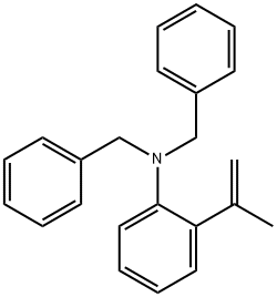 DIBENZYL-(2-ISOPROPENYL-PHENYL)-AMINE Struktur