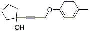 Cyclopentanol, 1-[3-(4-methylphenoxy)-1-propynyl]- (9CI) Struktur