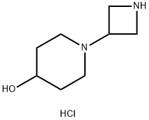 1-(3-AZETIDINYL)-4-PIPERIDINOL DIHYDROCHLORIDE Struktur