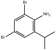 2,4-Dibromo-6-isopropylaniline Struktur