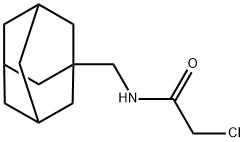 N-(1-ADAMANTYLMETHYL)-2-CHLOROACETAMIDE Struktur