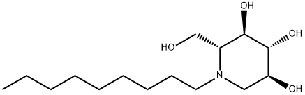 N-(n-Nonyl)deoxynojirimycin 結(jié)構(gòu)式