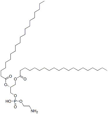 (R)-1-[[[(2-aminoethoxy)hydroxyphosphinyl]oxy]methyl]ethylene diicosanoate Struktur