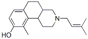 9-hydroxy-10-methyl-3-(3-methyl-2-butenyl)-1,2,3,4,4a,5,6,10b-octahydrobenzo(f)isoquinoline Struktur