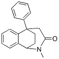 1,5-Ethano-3H-2-benzazepin-3-one, 1,2,4,5-tetrahydro-2-methyl-5-phenyl - Struktur