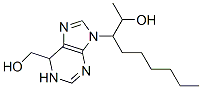 1,6-dihydro-6-(hydroxymethyl)-9-(2-hydroxy-3-nonyl)purine Struktur