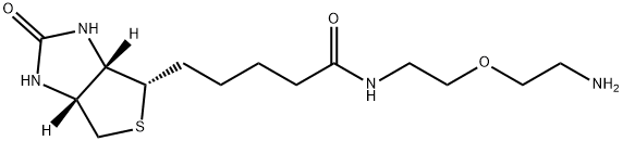 1H-Thieno[3,4-d]iMidazole-4-pentanaMide, N-[2-(2-aMinoethoxy)ethyl]hexahydro-2-oxo-, (3aS,4S,6aR)- Struktur