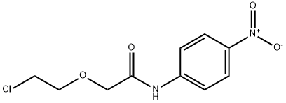 2-(2-Chloroethoxy)-N-(4-nitrophenyl)acetaMide Struktur