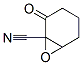 7-Oxabicyclo[4.1.0]heptane-1-carbonitrile,  2-oxo- Struktur