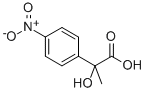 BENZENEACETIC ACID, A-HYDROXY-A-METHYL-4-NITRO- Struktur