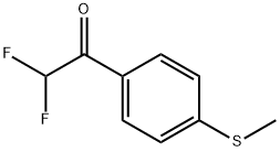 Ethanone, 2,2-difluoro-1-[4-(methylthio)phenyl]- (9CI) Struktur