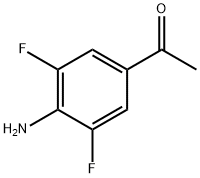 4-AMINO-3,5-DIFLUOROACETOPHENONE Struktur