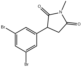 3,5-dibromophenylsuccinic acid N-methylimide Struktur