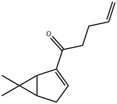 1-(6,6-dimethylbicyclo[3.1.0]hex-2-en-2-yl)pent-4-en-1-one Struktur