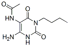 Acetamide,  N-(4-amino-1-butyl-1,2,3,6-tetrahydro-2,6-dioxo-5-pyrimidinyl)- Struktur