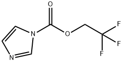 N-(2,2,2-trifluoroethoxycarbonyl)imidazole Struktur