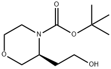 (S)-4-BOC-3-嗎啉乙醇 結(jié)構(gòu)式