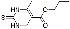 5-Pyrimidinecarboxylicacid,1,2,3,6-tetrahydro-4-methyl-2-thioxo-,2-propenylester(9CI) Struktur