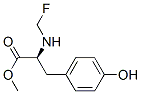 alpha-monofluoromethyltyrosine methyl ester Struktur