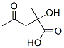 2-hydroxy-2-methyllevulinic acid Struktur