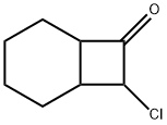 Bicyclo[4.2.0]octan-7-one,  8-chloro- Struktur