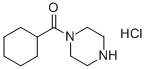 CYCLOHEXYL(PIPERAZINO)METHANONE HYDROCHLORIDE Struktur