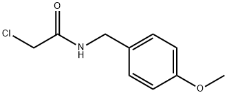 2-CHLORO-N-(4-METHOXYBENZYL)ACETAMIDE Struktur