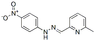 6-Methyl-2-pyridinecarbaldehyde (4-nitrophenyl)hydrazone Struktur