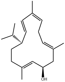 (10R)-10-Hydroxycembrene Struktur