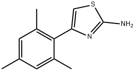 4-(2,4,6-TRIMETHYL-PHENYL)-THIAZOL-2-YLAMINE Struktur