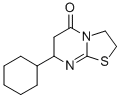 7-Cyclohexyl-2,3,6,7-Tetrahydro-5H-thiazolo(3,2-a)pyrimidin-5-one Struktur