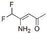 3-Penten-2-one, 4-amino-5,5-difluoro- (9CI) Struktur