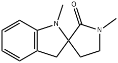 Spiro[2H-indole-2,3-pyrrolidin]-2-one, 1,3-dihydro-1,1-dimethyl- (9CI) Struktur