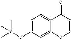 4H-1-Benzopyran-4-one, 7-[(triMethylsilyl)oxy]- Struktur