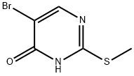 5-bromo-2-methylsulfanyl-3H-pyrimidin-4-one Struktur