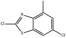 Benzothiazole, 2,6-dichloro-4-methyl- (9CI) Struktur