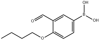 4-Butoxy-3-forMylphenylboronic acid Struktur