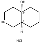 (4AS,8AS)-OCTAHYDRO-ISOQUINOLIN-4A-OL HYDROCHLORIDE Struktur