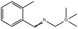 Methanamine, N-[(2-methylphenyl)methylene]-1-(trimethylsilyl)- (9CI) Struktur