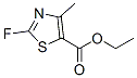 2-氟-4-甲基噻唑-5-羧酸乙酯, 81569-36-0, 結(jié)構(gòu)式